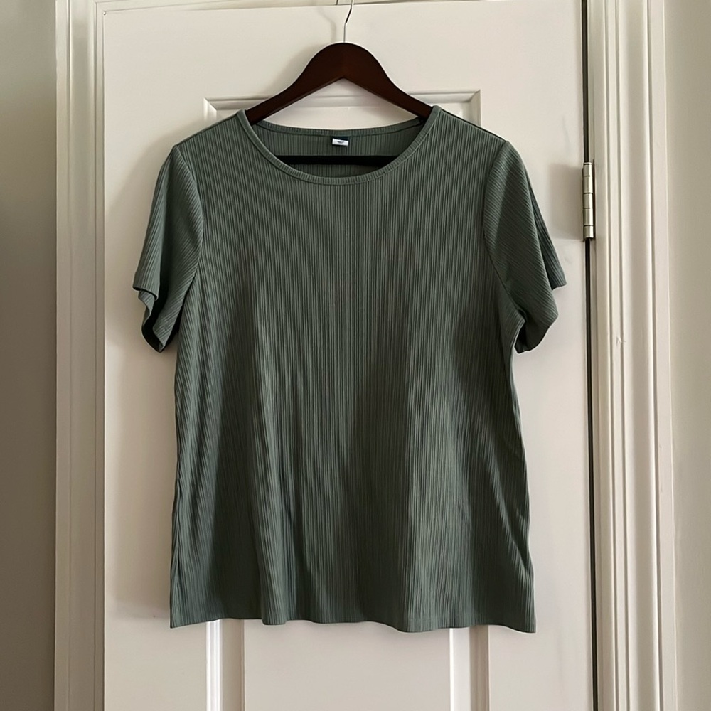 Olive Green Old Navy Luxe Top